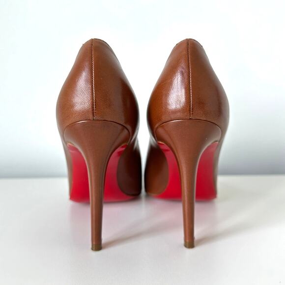 Christian Louboutin Nappa Leather Almond Toe 100mm Heels Pumps 36.5 - Picture 6 of 16